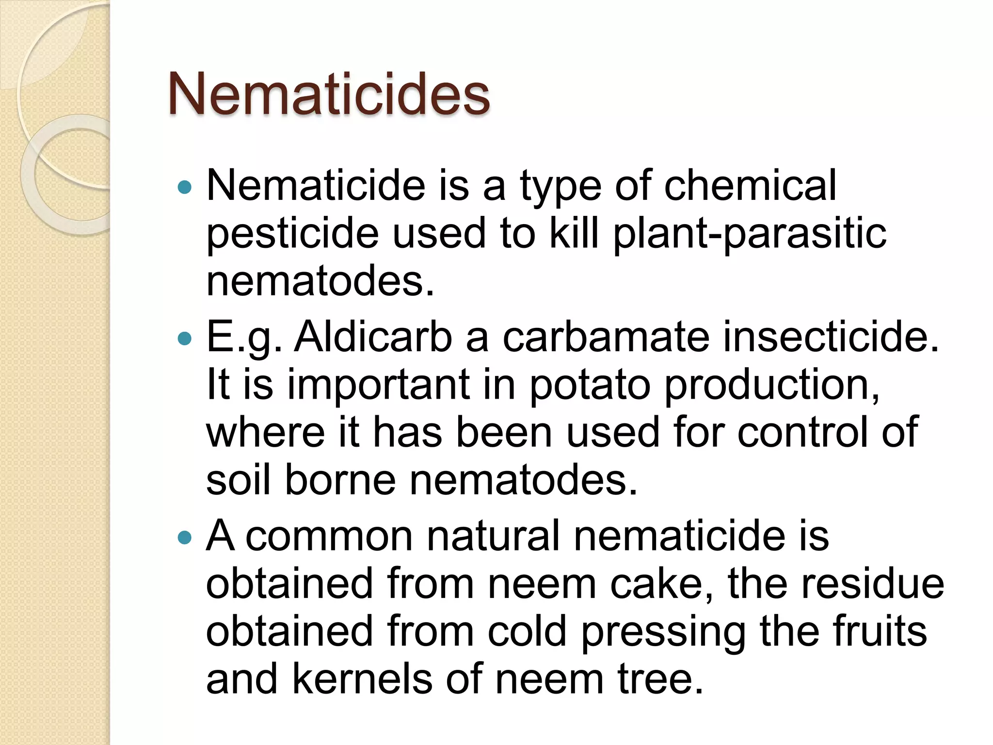 Chemical control of plant diseases | PPTX