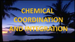 CHEMICAL
COORDINATIO
N AND
INTEGRATION
CHEMICAL
COORDINATION
AND INTEGRATION
 