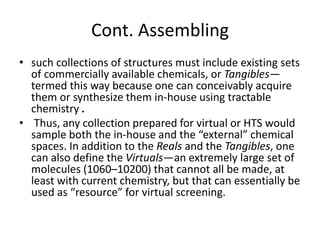 Chemical database preparation ppt | PPT