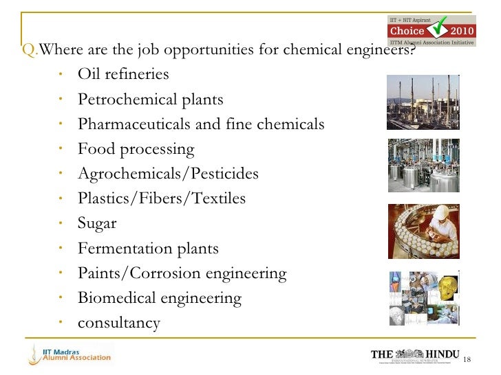 Careers in Chemical engineering
