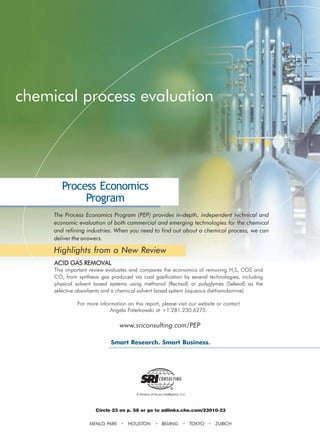 Circle 23 on p. 58 or go to adlinks.che.com/23010-23




SR1 PEP-09.indd 1                                                          12/17/08 3:28:35 PM
 