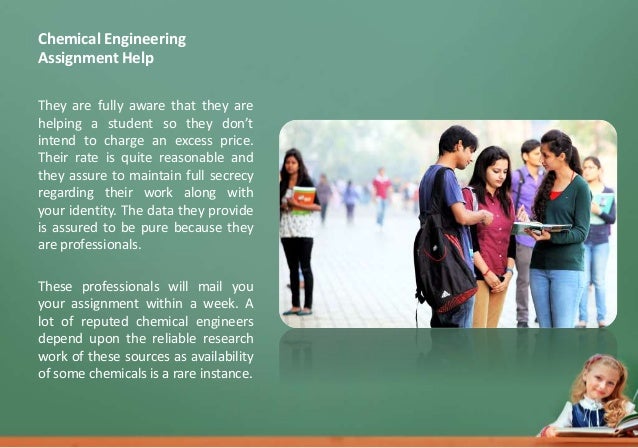 Chemical engineering homework help