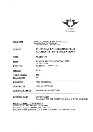 Chemical Engineering Technology 4B (Unit Operations) - SSA.pdf