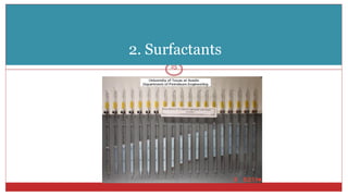 2. Surfactants
25
 
