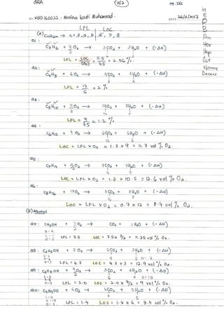 CHEMICAL EQUATIONS EXERCISE