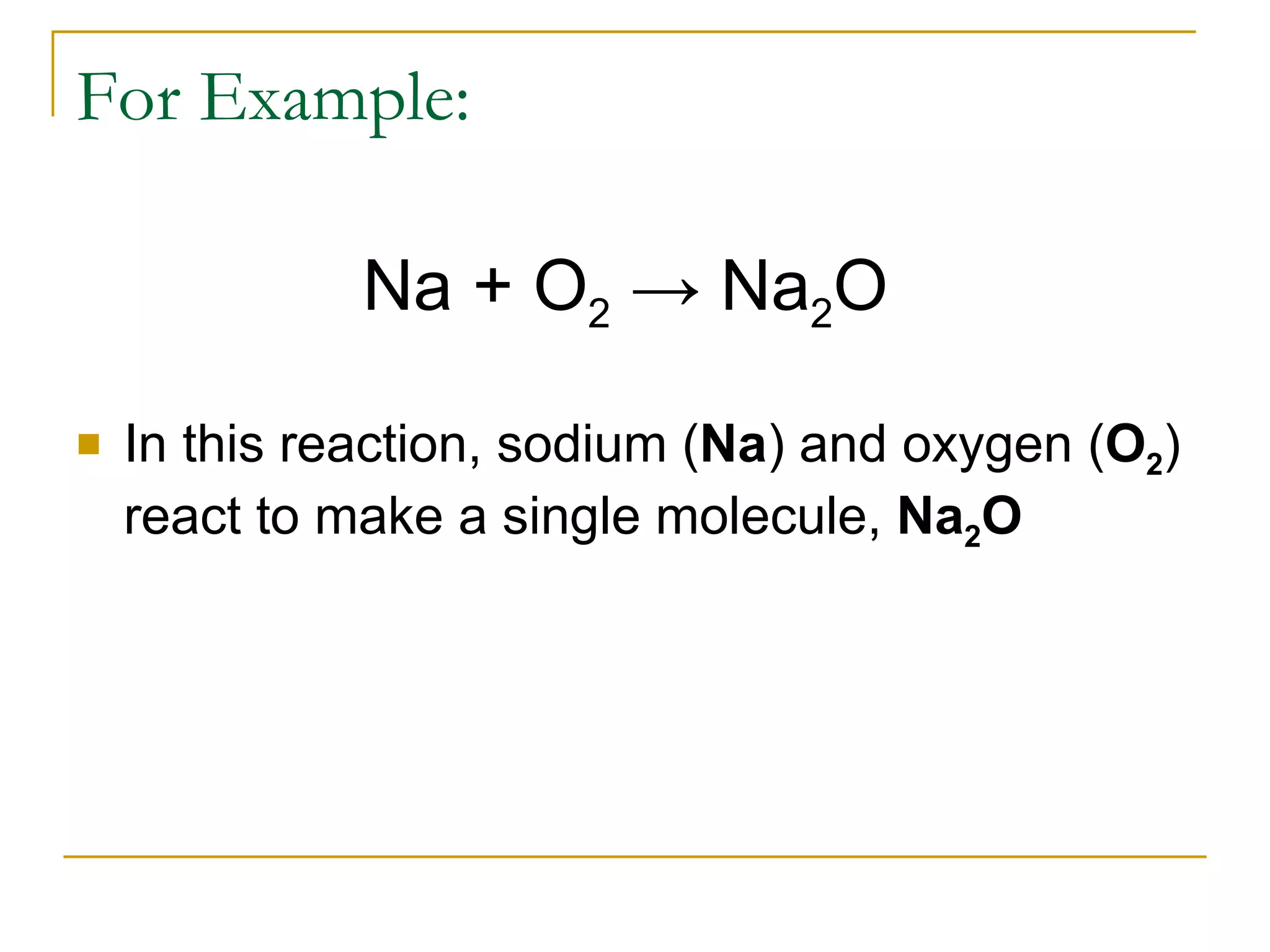 Balancing Chemical Equations | PPT