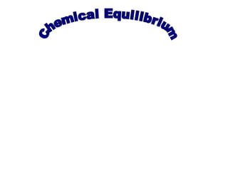 Chemical Equilibrium 