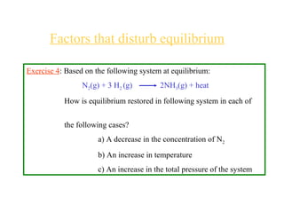 Chemical equilibrium 