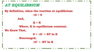 Equilibrium Meaning In Science CHEMICAL EQUILIBRIUM SEMINAR with Introduction,Law of mass action ...