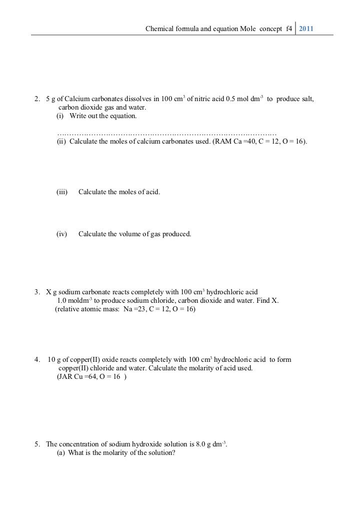 carbonate formula