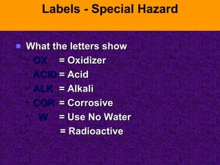 Oxox Labels Hazardous Chemical handling | PPT