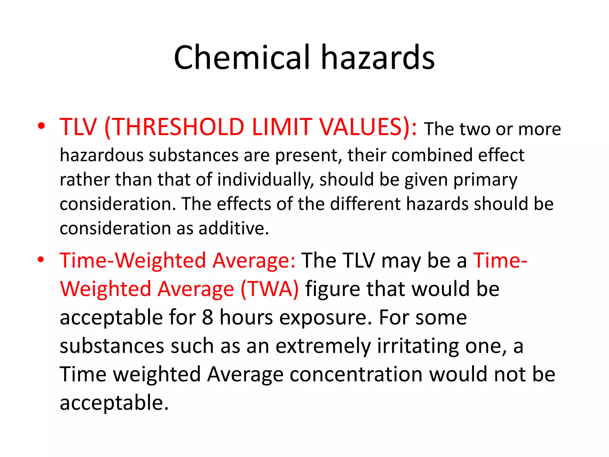 Chemical hazards | PPTX