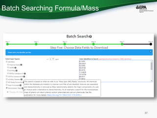 Batch Searching Formula/Mass
37
 