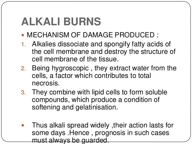 Chemical injuries of eye