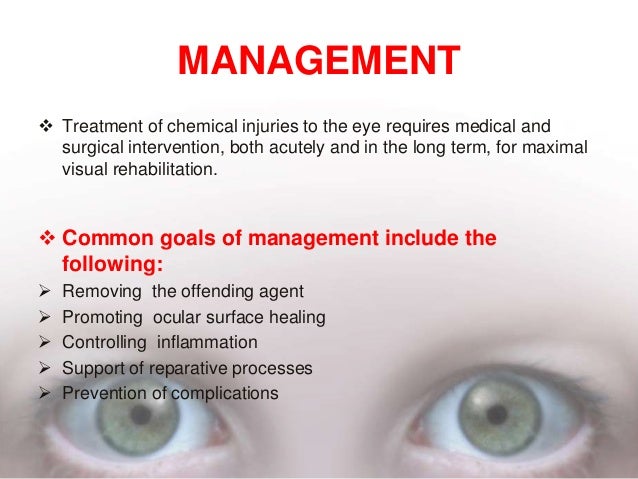 Chemical Injuries Of The Eye - 