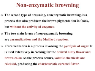 Chemical interactions of food components emulsion, gelation, browning ...