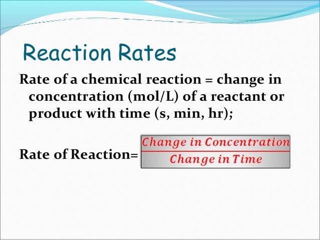 chemical kinetics and rate Discusses the collision theory of reaction rates, including the importance of activation with catalysts in detail - link via the physical chemistry menu (see below. chemical kinetics and rate Discusses the collision theory of reaction rates, including the importance of activation with catalysts in detail - link via the physical chemistry menu (see below.