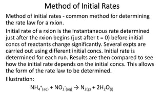 Chemical kinetics University of Zambia University pdf | PDF