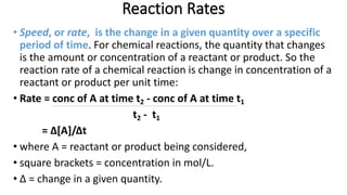 Chemical kinetics University of Zambia University pdf | PDF