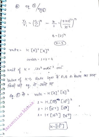 e
<br>
(
<br>
vate k [A] [e]
<br>
K=
<br>
osoes 1+3 = 4
<br>
1
<br>
8-(2)
<br>
=3
<br>
2 X10
<br>
Sec
<br>
Jo3
<br>
rate k
Tn' lB7
<br>
 