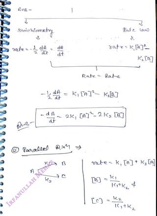 &ng
<br>
Stoich'omety
<br>
ate-1 alA
<br>
t
<br>
-y
<br>
Parcallel
<br>
dt
<br>
2
dt
<br>
dt
<br>
Rate Rabe
<br>
2k, CAI-2<, Ie
<br>
Ral e
(ou
<br>
rute k,[n]t k, Ia
<br>
122
<br>
 