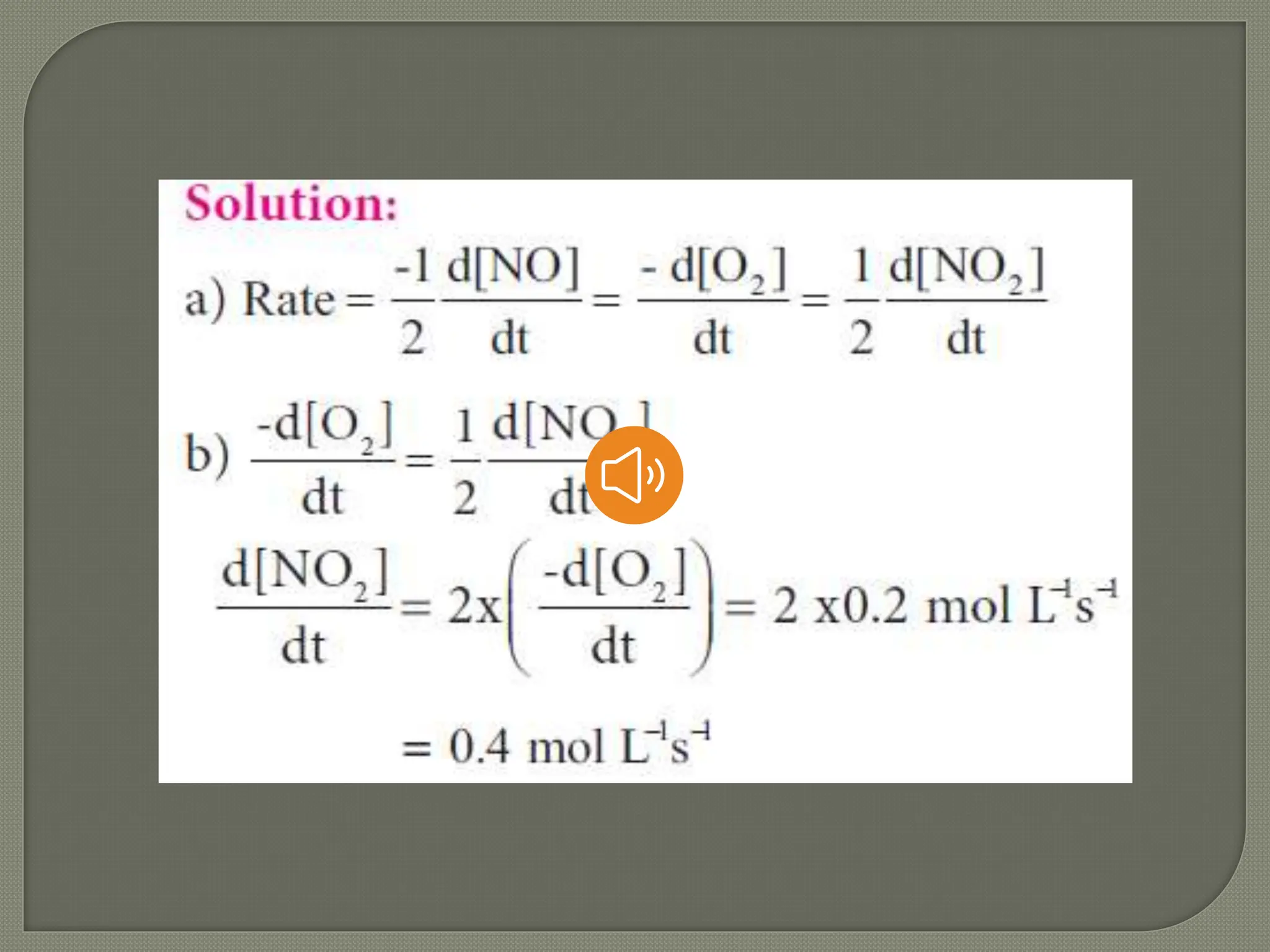 CHEMICAL KINETICS Part 1 Slide show Presentation