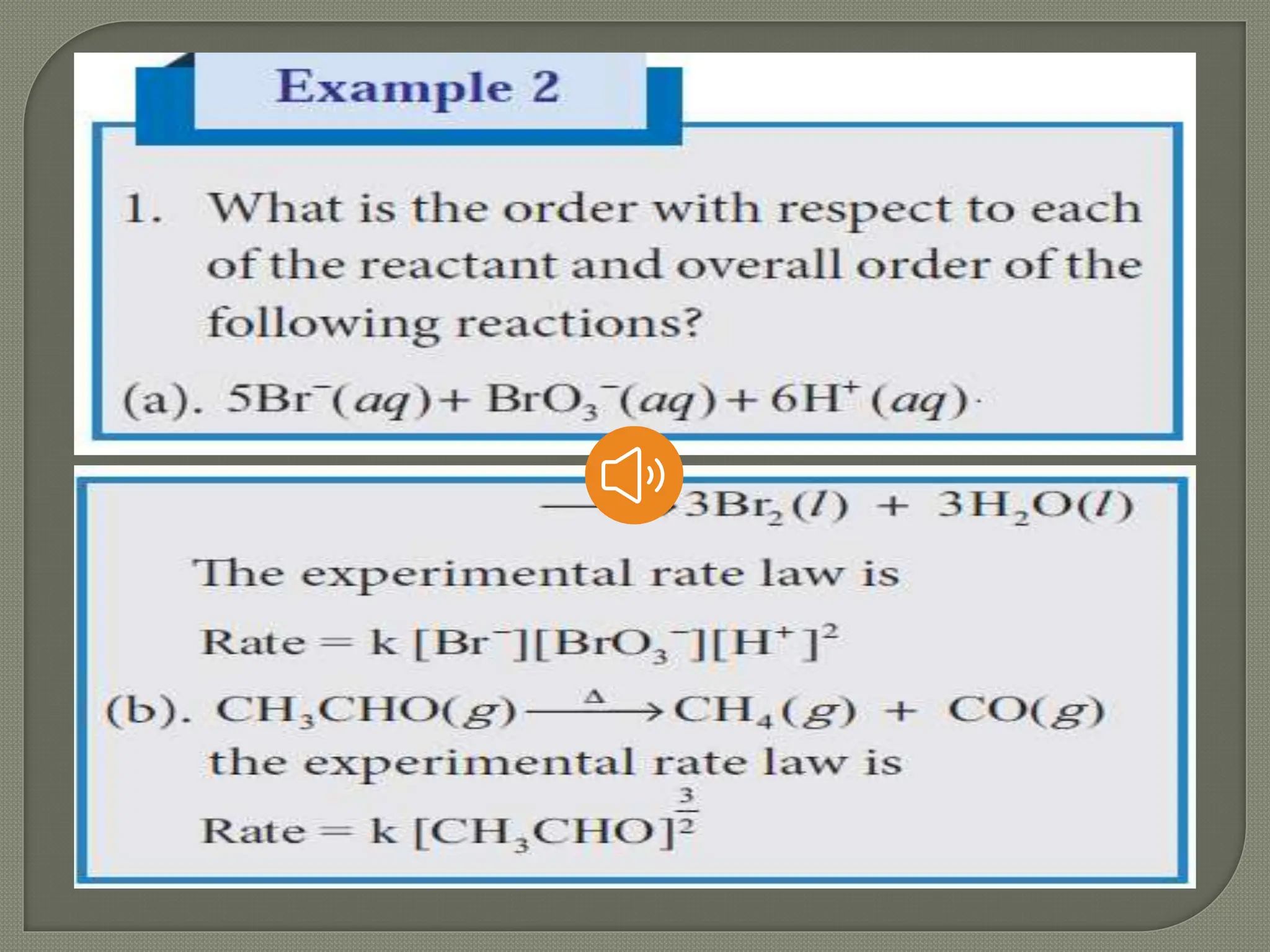 CHEMICAL KINETICS Part 1 Slide show Presentation