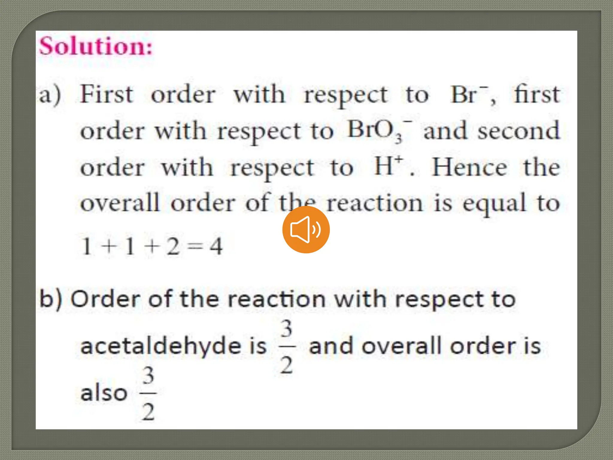 CHEMICAL KINETICS Part 1 Slide show Presentation
