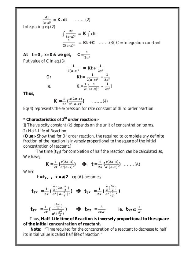 Chemical Kinetics