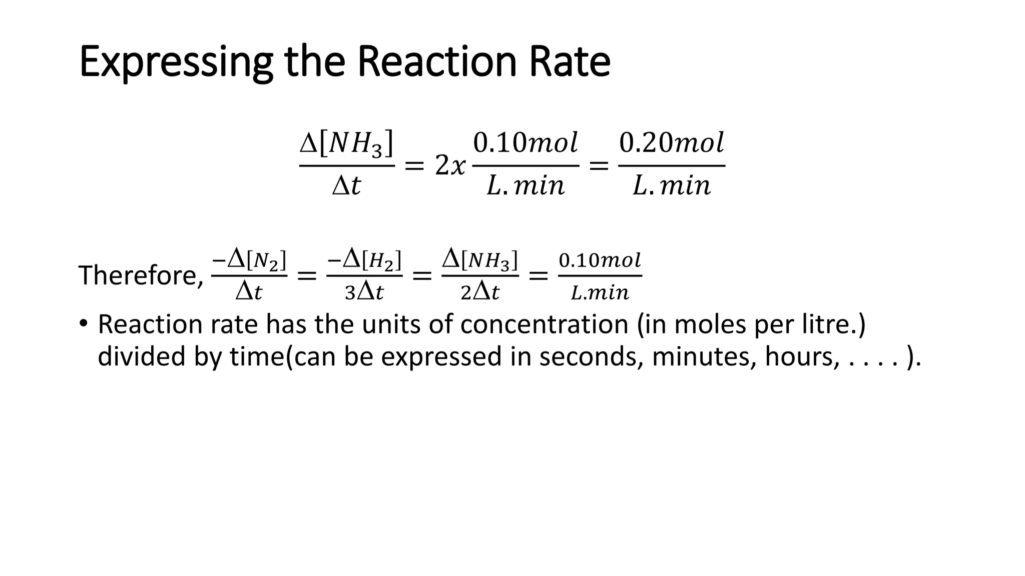 Expressing Reaction Rates Chemical kinetics_Rate laws and reaction mechanisms.pdf