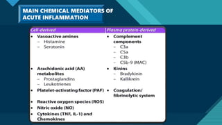 Chemical Mediators Of InflammationInflammatory mediators are the ...