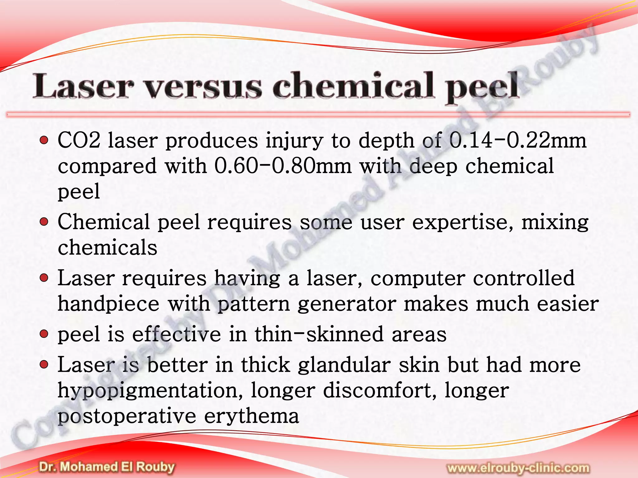 Chemical peel