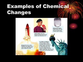 Examples of Chemical
Changes

 
