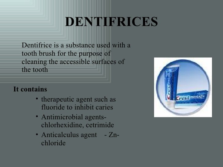 Chemical Plaque Control