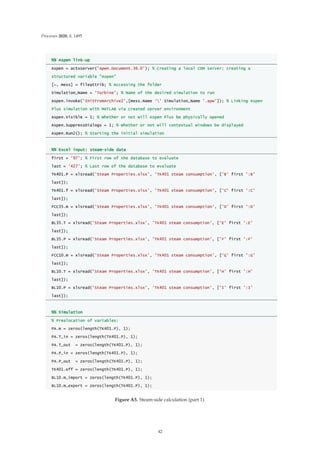 Processes 2020, 8, 1495
Figure A5. Steam-side calculation (part 1).
42
 