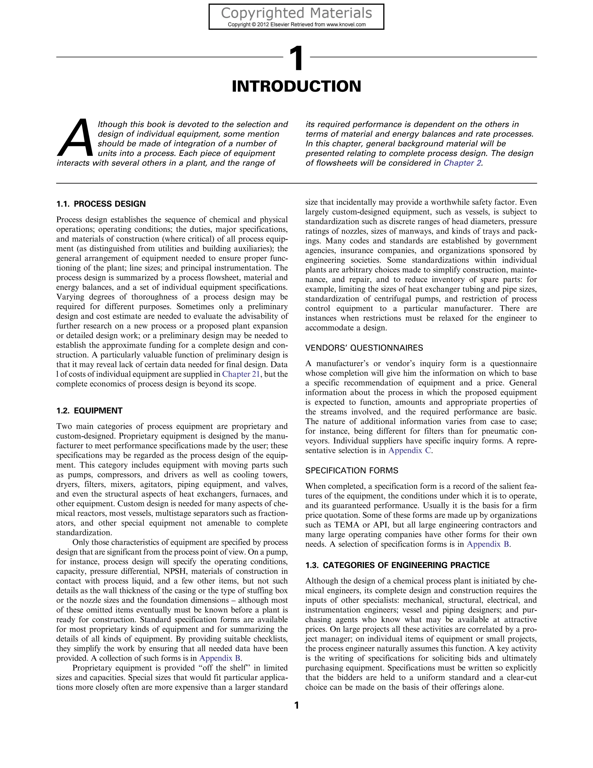 Chemical Process Equipment Selection And Design Pdf