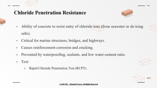 Chemical Properties of Construction Materials | PPTX