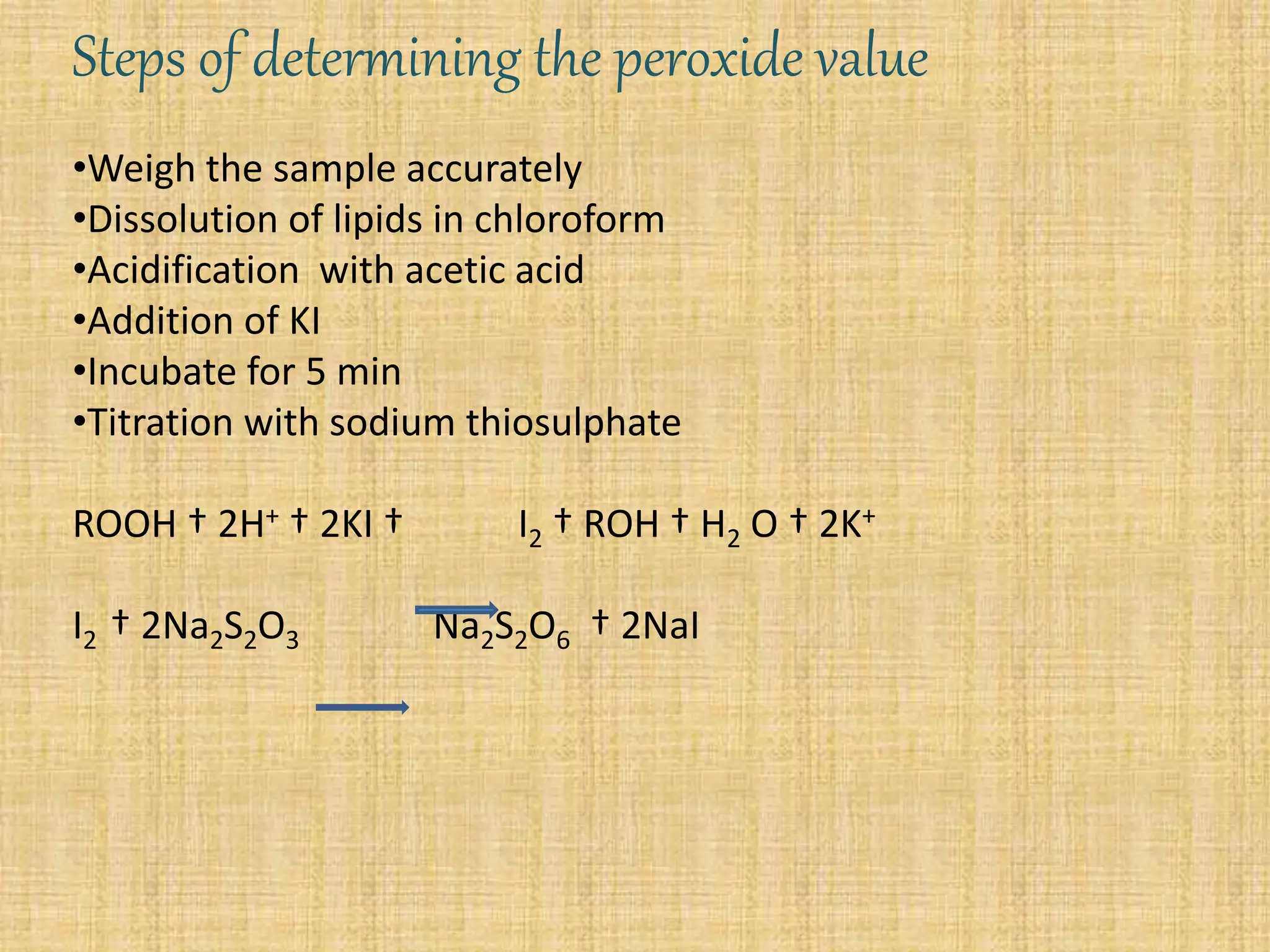 Chemical properties of lipids | PPTX