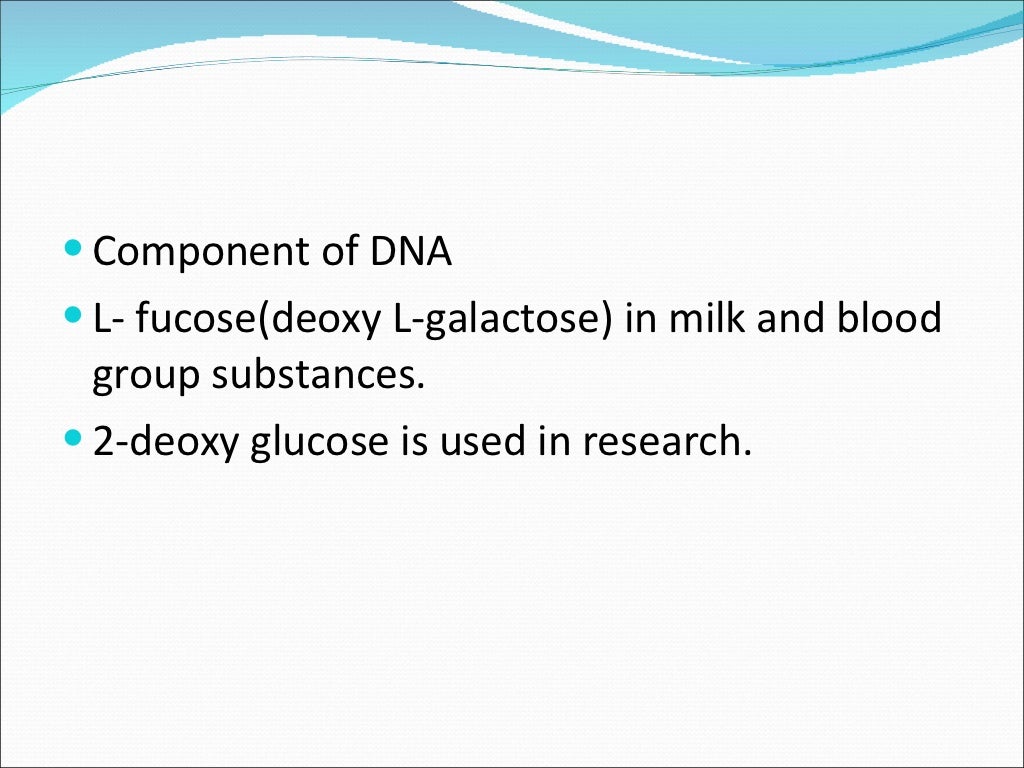 Chemical properties of monosaccharides