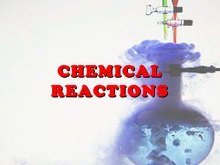 CHEMICALCHEMICAL
REACTIONSREACTIONS
 