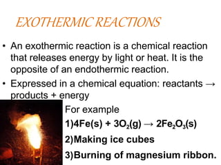 Chemical reaction and equation class x | PPTX