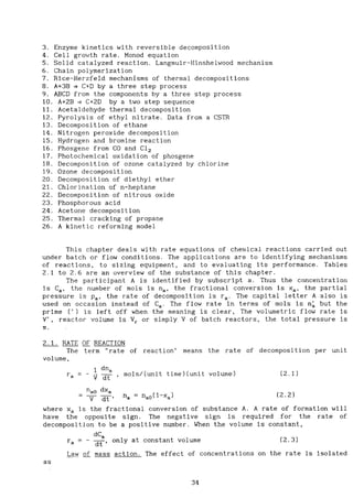 Chemical reaction engineering handbook of solved problems | PDF