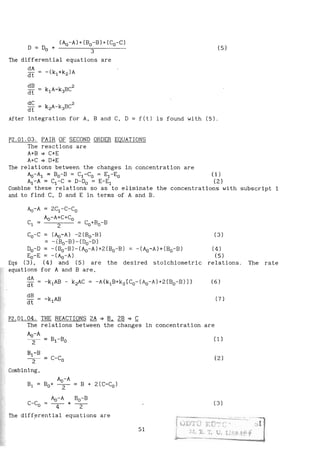 Chemical reaction engineering handbook of solved problems | PDF