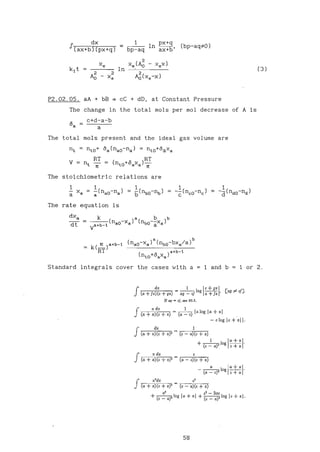 Chemical reaction engineering handbook of solved problems | PDF