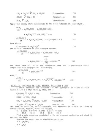 Chemical reaction engineering handbook of solved problems | PDF