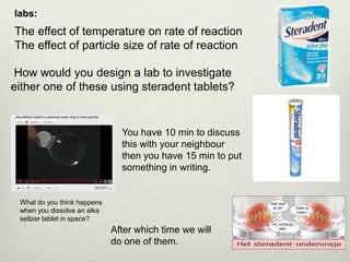 Tablet Reaction Chemical reactions | PPTX