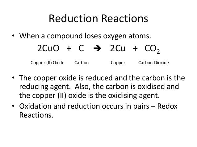 Chemical Reactions