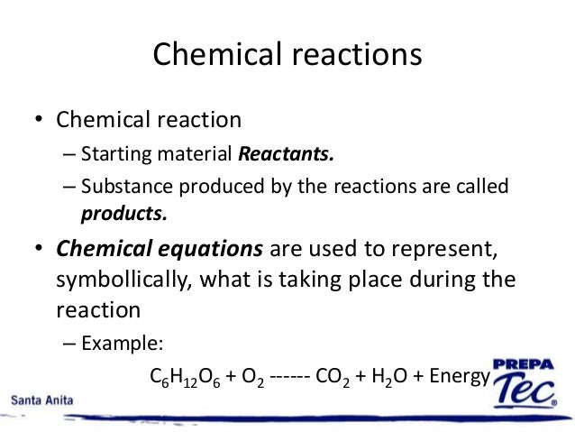 Chemical reactions