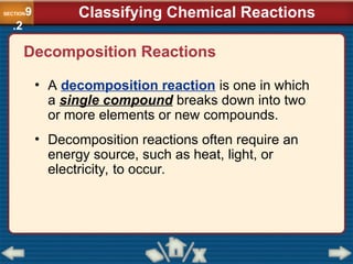 Chemical Reactions.ppt looking at balancing reations | PPT