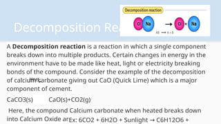 Chemical Reactions and Equations PRESENTATION | PPTX